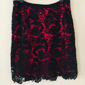 Satin skirt